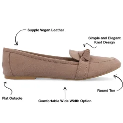 Journee Collection Womens Marci Slip-on Round Toe Loafers