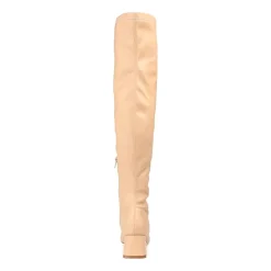 Journee Collection Womens Melika Extra Wide Calf Block Heel Over the Knee Boots