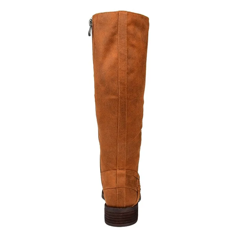 Journee Collection Womens Meg Stacked Heel Over the Knee Boots