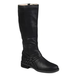 Journee Collection Womens Meg Stacked Heel Over the Knee Boots