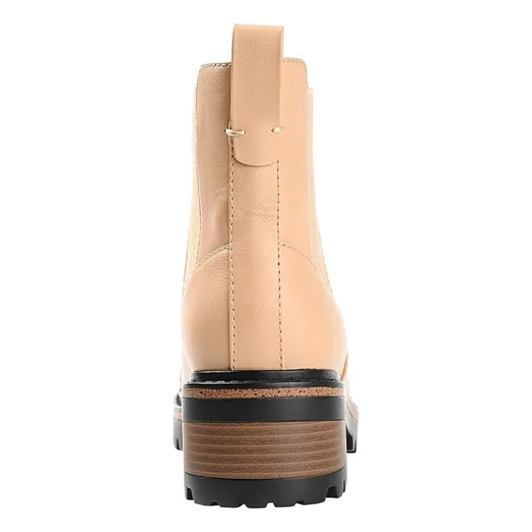 Journee Collection Womens Mirette Stacked Heel Booties