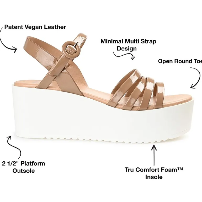 Journee Collection Womens Miragge Strap Sandals