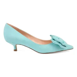 Journee Collection Womens Orana Pumps Slip-on Pointed Toe Kitten Heel