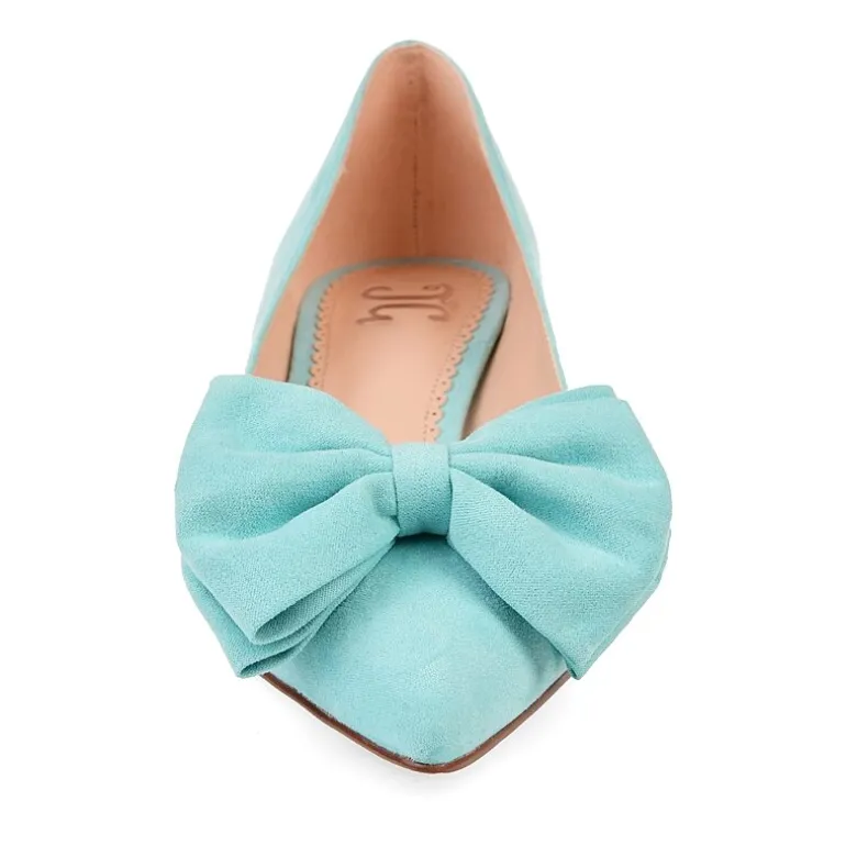Journee Collection Womens Orana Pumps Slip-on Pointed Toe Kitten Heel