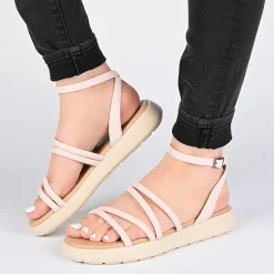 Journee Collection Womens Palomma Strap Sandals