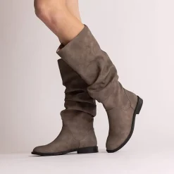 Journee Collection Womens Pennie Block Heel Dress Boots