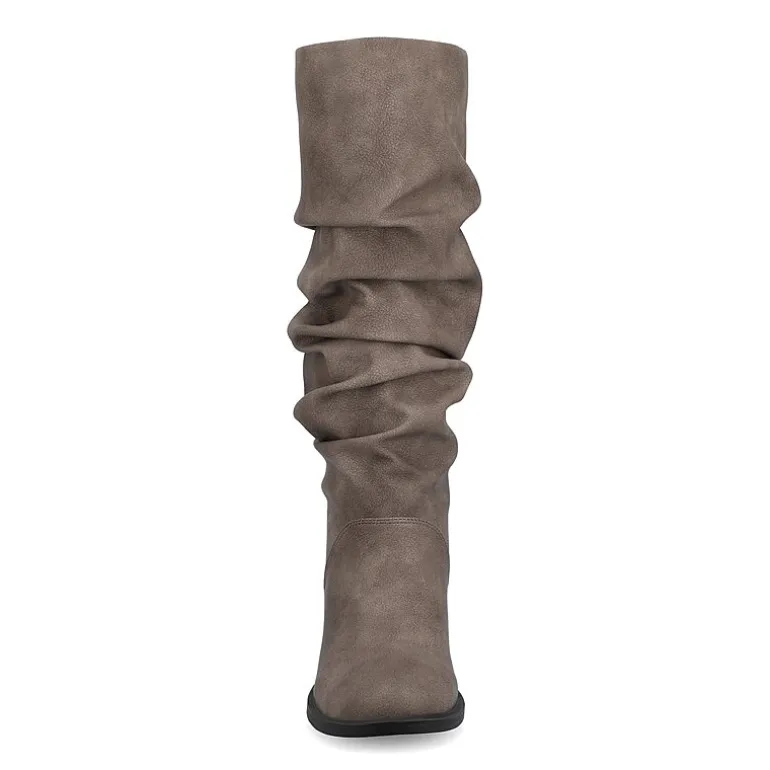 Journee Collection Womens Pennie Block Heel Dress Boots