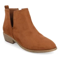 Journee Collection Womens Rimi Block Heel Booties