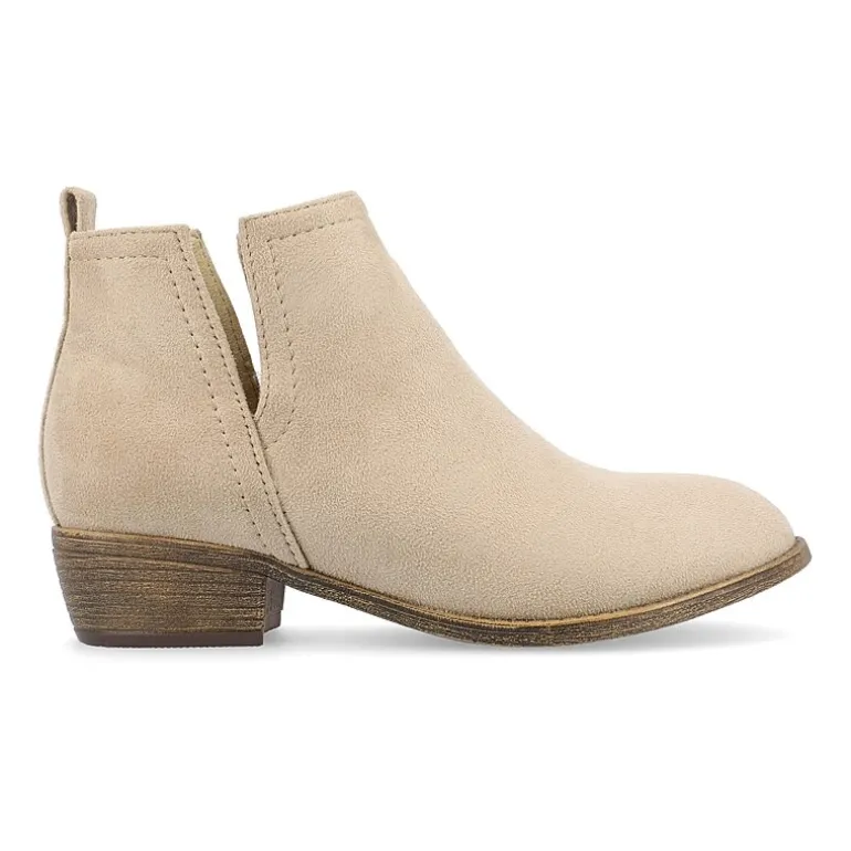 Journee Collection Womens Rimi Block Heel Booties