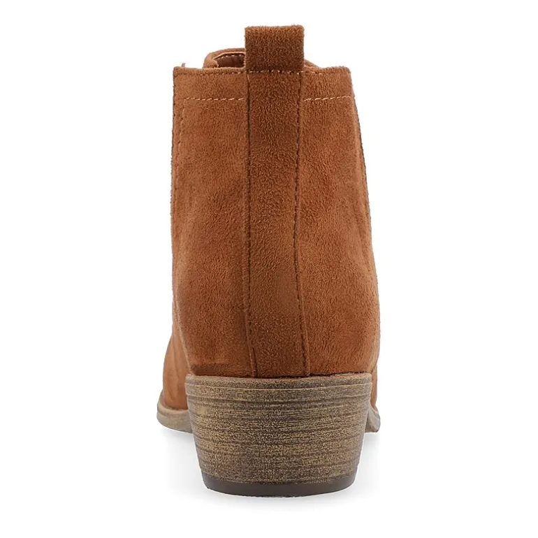 Journee Collection Womens Rimi Block Heel Booties