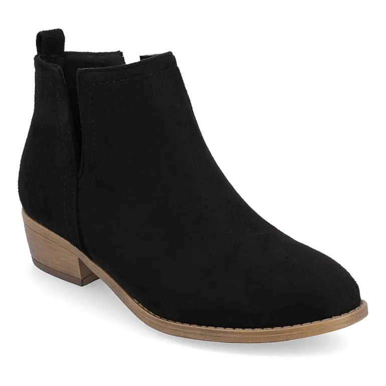Journee Collection Womens Rimi Block Heel Booties
