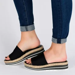 Journee Collection Womens Rosey Slide Sandals