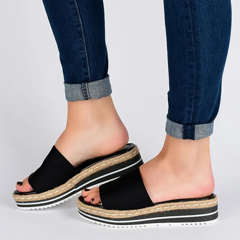 Journee Collection Womens Rosey Slide Sandals