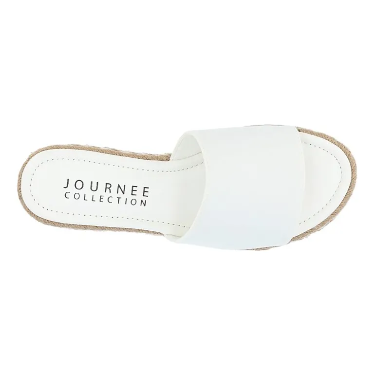 Journee Collection Womens Rosey Slide Sandals