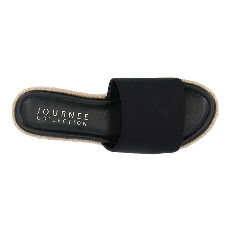 Journee Collection Womens Rosey Slide Sandals