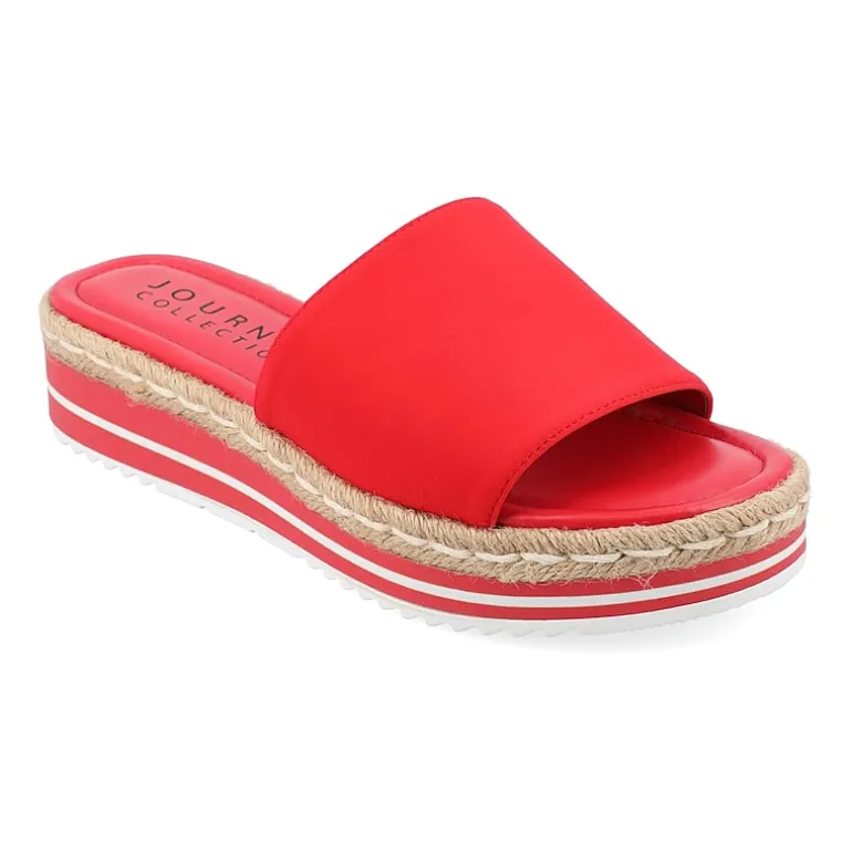 Journee Collection Womens Rosey Slide Sandals