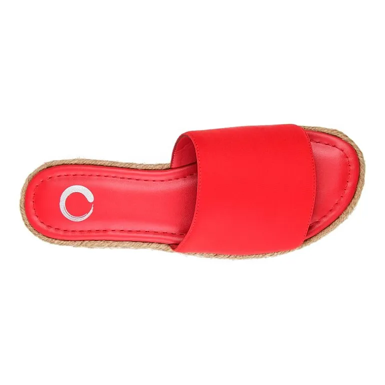 Journee Collection Womens Rosey Slide Sandals