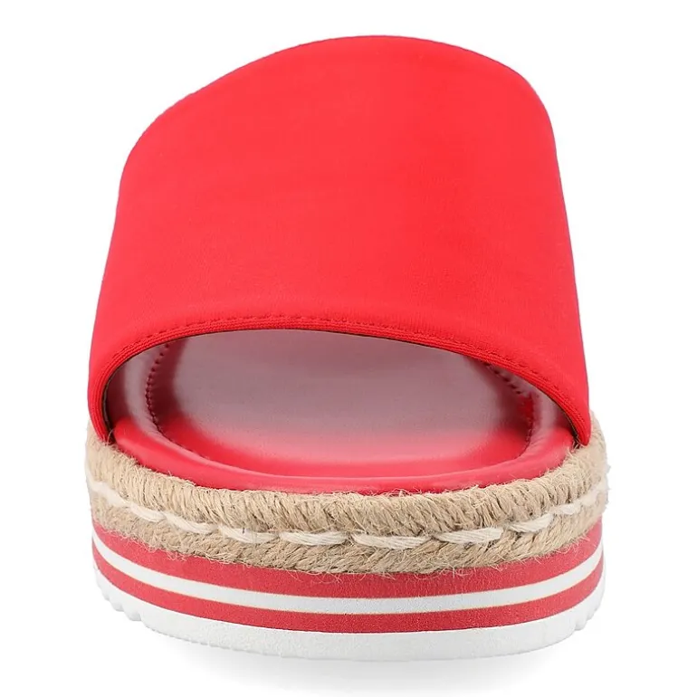 Journee Collection Womens Rosey Slide Sandals