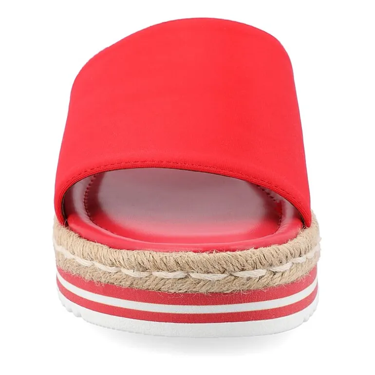 Journee Collection Womens Rosey Slide Sandals