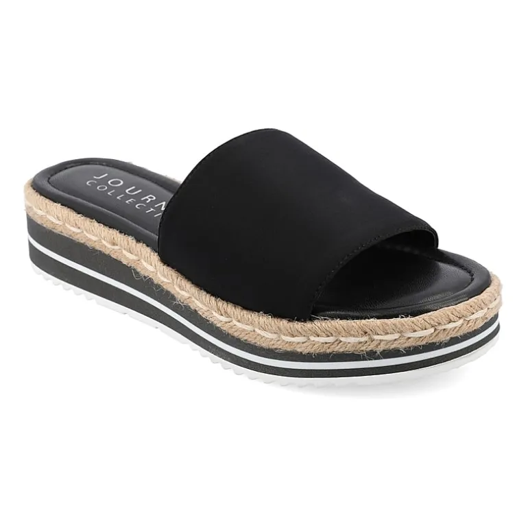Journee Collection Womens Rosey Slide Sandals