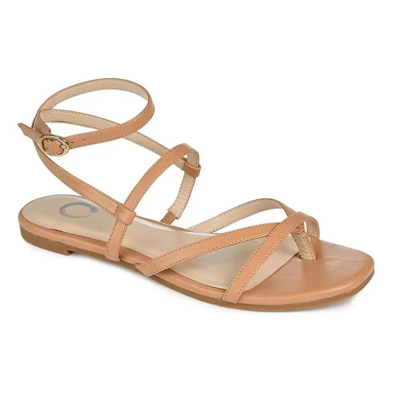 Journee Collection Womens Serissa Flat Sandals