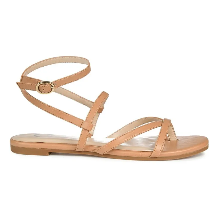 Journee Collection Womens Serissa Flat Sandals