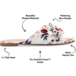 Journee Collection Womens Serlina Slide Sandals