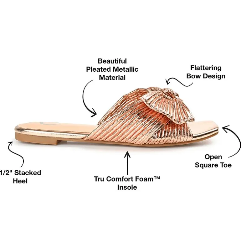 Journee Collection Womens Serlina Slide Sandals