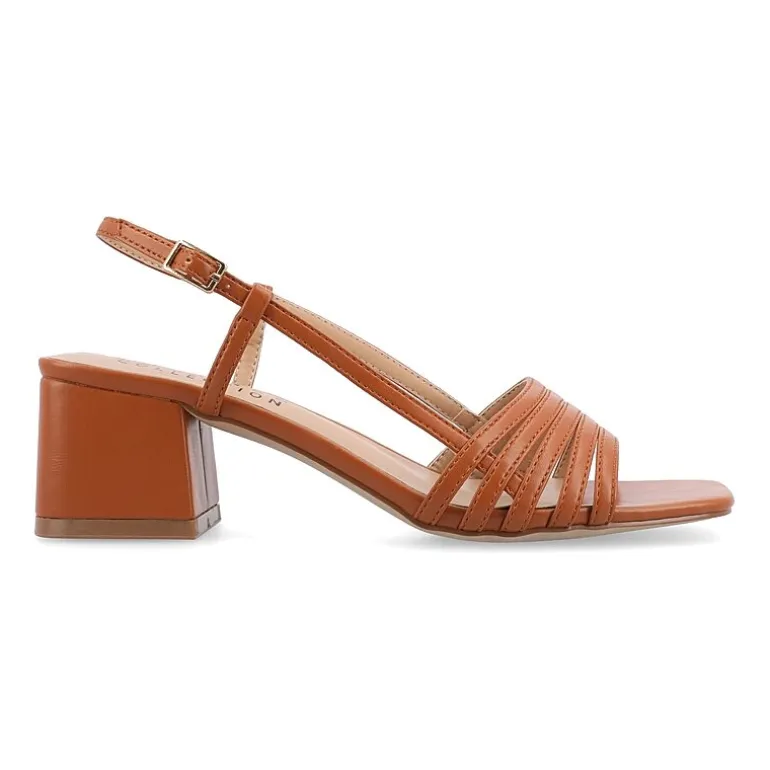 Journee Collection Womens Shayana Heeled Sandals