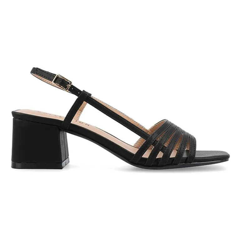 Journee Collection Womens Shayana Heeled Sandals