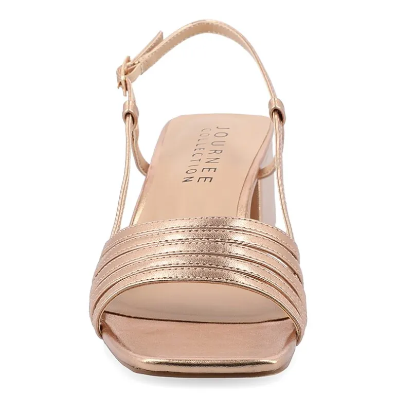 Journee Collection Womens Shayana Heeled Sandals
