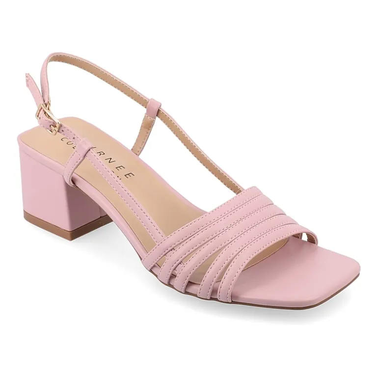 Journee Collection Womens Shayana Heeled Sandals
