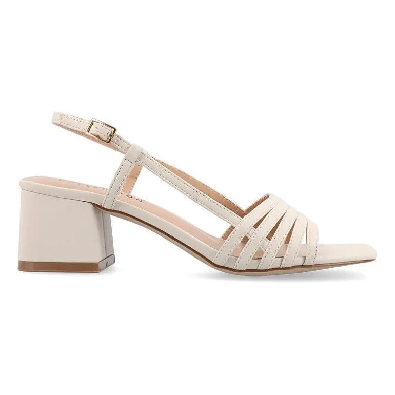 Journee Collection Womens Shayana Heeled Sandals