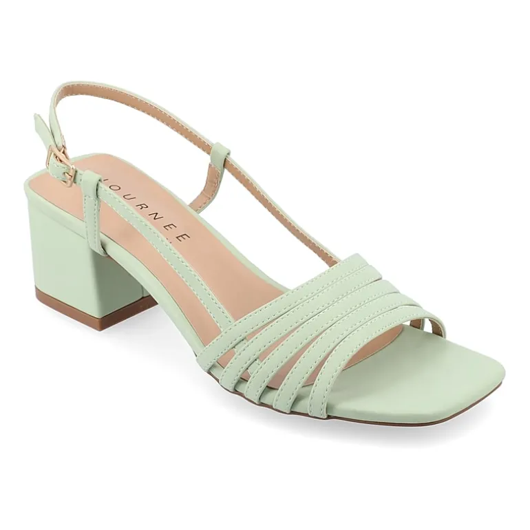 Journee Collection Womens Shayana Heeled Sandals