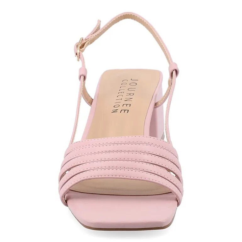 Journee Collection Womens Shayana Heeled Sandals