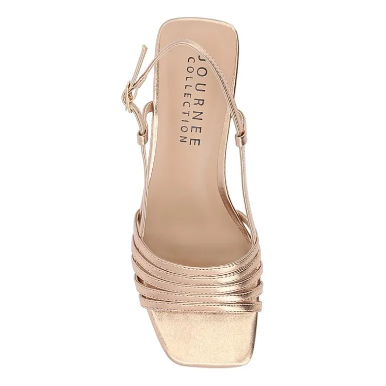 Journee Collection Womens Shayana Heeled Sandals