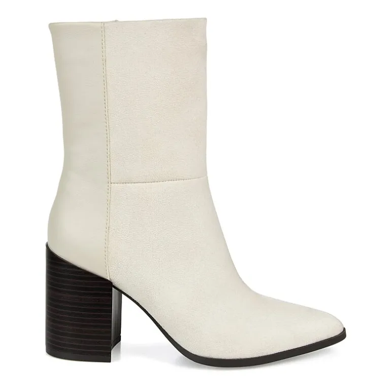 Journee Collection Womens Sharlie Stacked Heel Booties