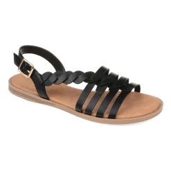 Journee Collection Womens Solay Ankle Strap Flat Sandals