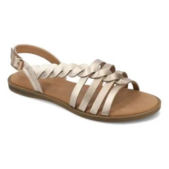 Journee Collection Womens Solay Ankle Strap Flat Sandals