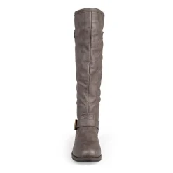 Journee Collection Womens Spokane Studded Riding Boots