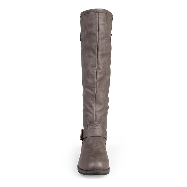 Journee Collection Womens Spokane Studded Riding Boots