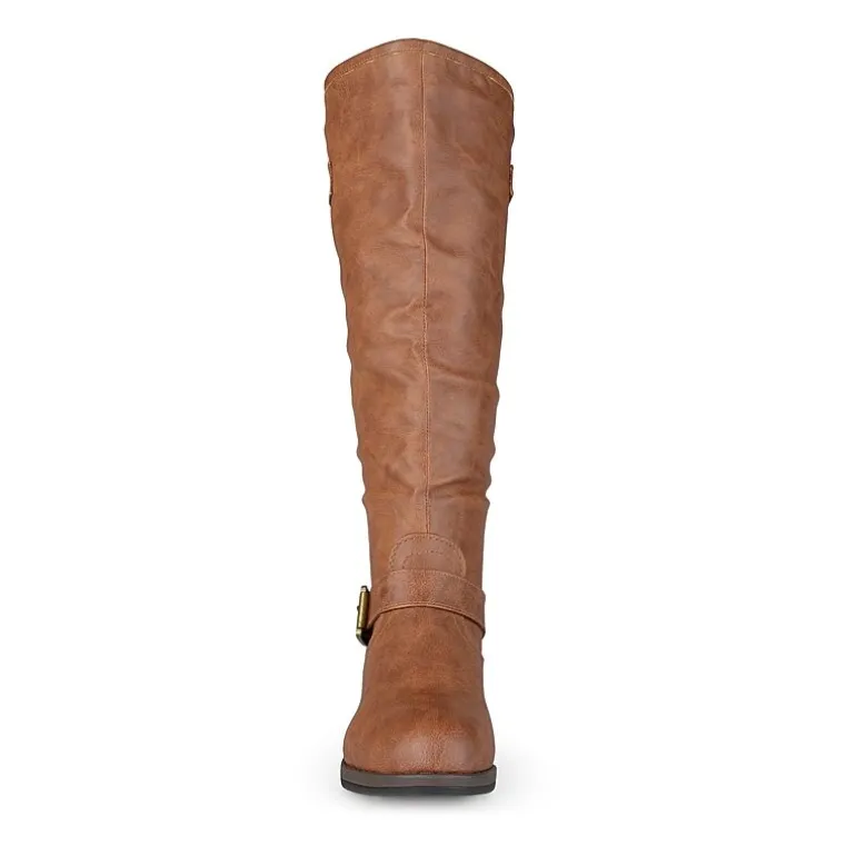 Journee Collection Womens Spokane Studded Riding Boots