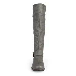 Journee Collection Womens Spokane Studded Riding Boots