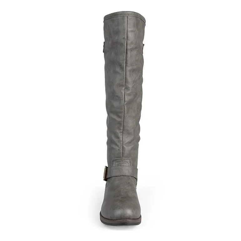 Journee Collection Womens Spokane Studded Riding Boots