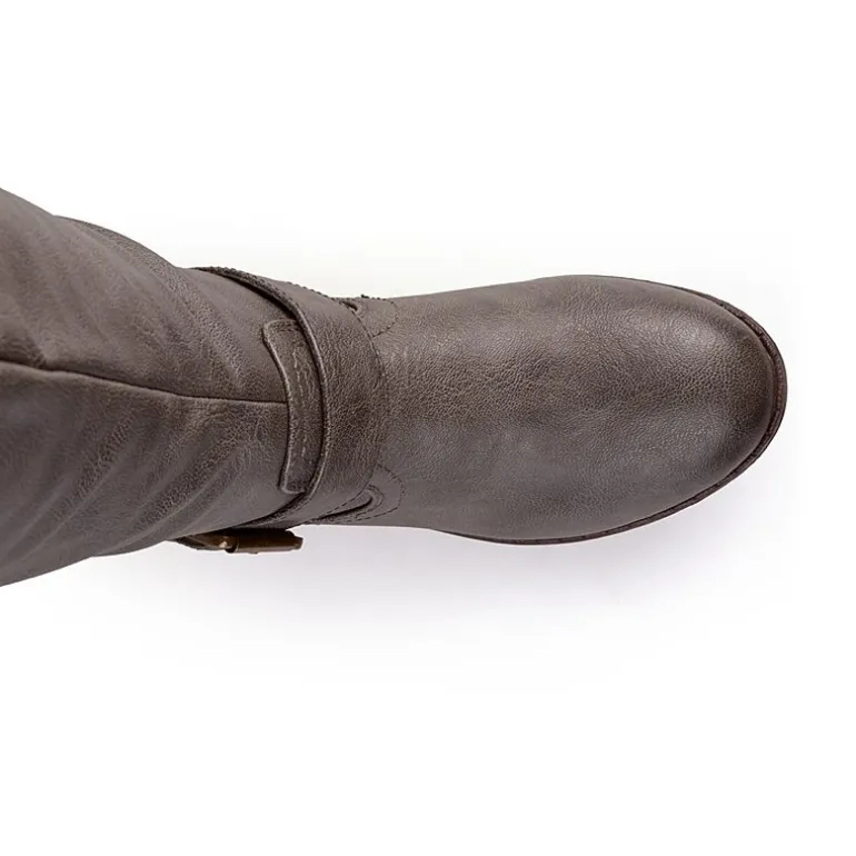 Journee Collection Womens Spokane Studded Riding Boots