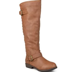 Journee Collection Womens Spokane Studded Riding Boots