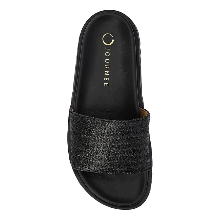 Journee Collection Womens Starr Flat Sandals