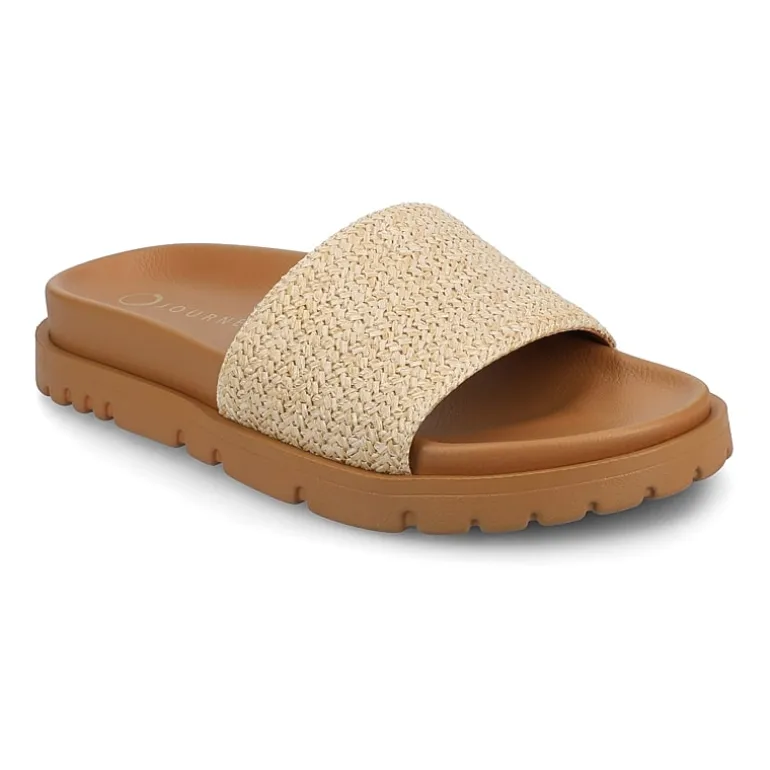 Journee Collection Womens Starr Flat Sandals