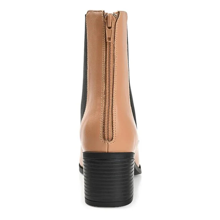 Journee Collection Womens Tayshia Stacked Heel Booties