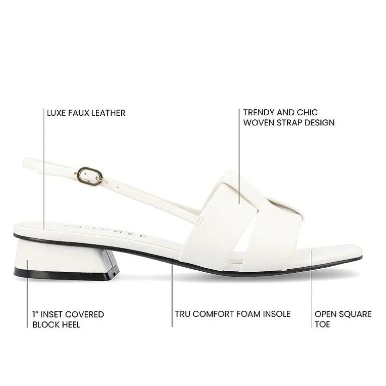 Journee Collection Womens Tabatha Heeled Sandals